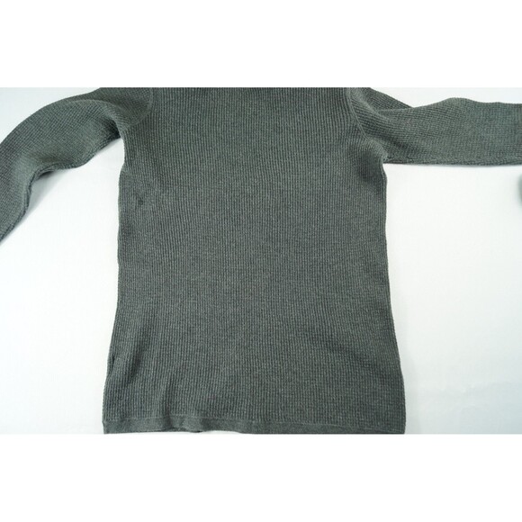 Vince Men’s Small Gray Thermal Hooded Pullover Sweater 100% Cotton Casual Winter - Picture 7 of 13